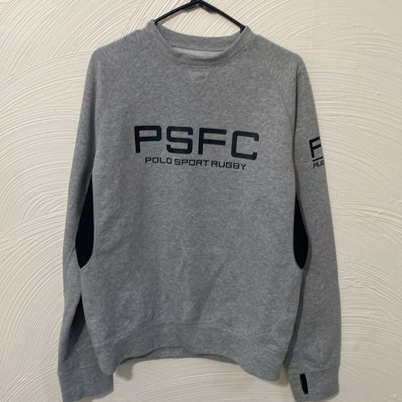 Ralph Lauren Polo Sport rugby women’s gray and black sweater size small:) - Picture 4 of 9